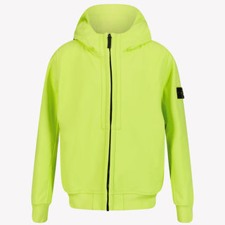 Stone Island Boys softshell jacket Lime