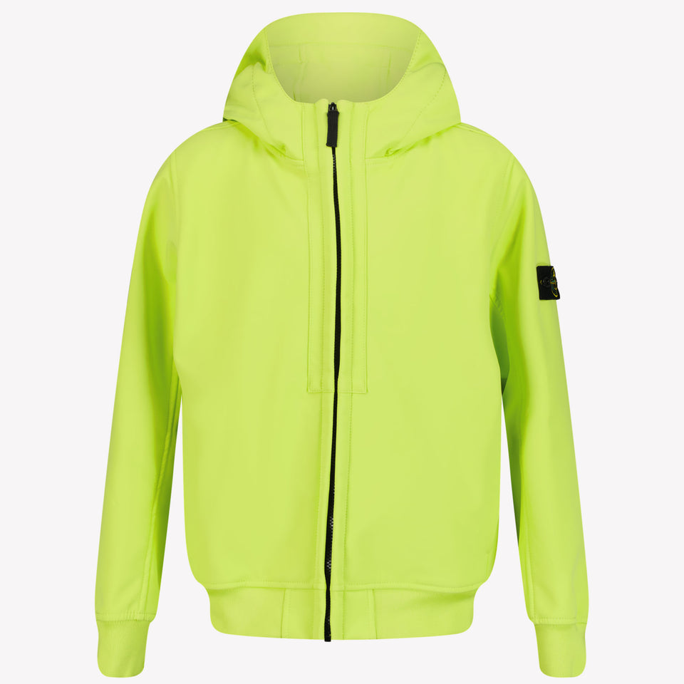 Stone Island Boys softshell jacket Lime