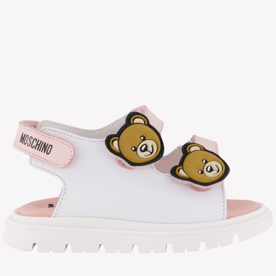 Moschino Unisex Sandalen In Roze