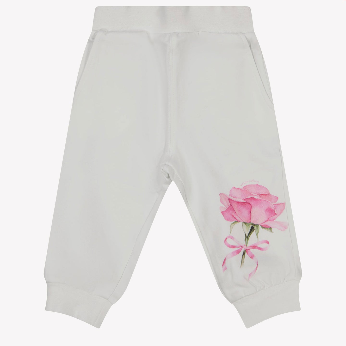 MonnaLisa Baby Meisjes Broek In Wit