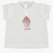 Liu Jo Baby Meisjes T-Shirt In Wit