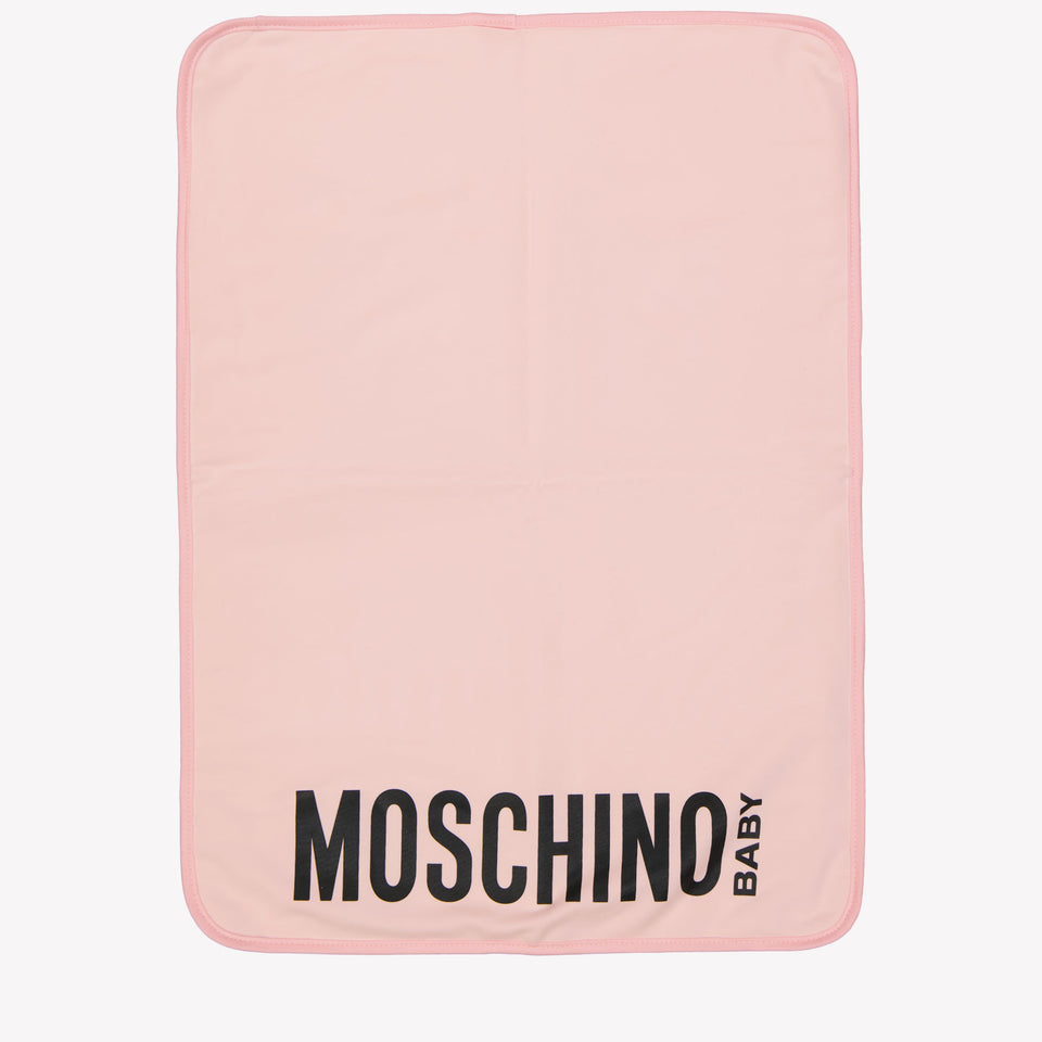 Moschino Baby unisex diaper bag Light Pink