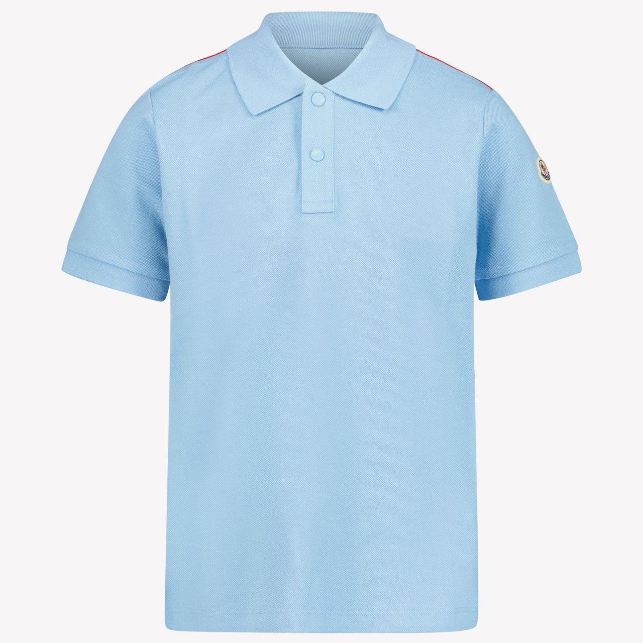 Moncler Kids Boys Polo  Light Blue