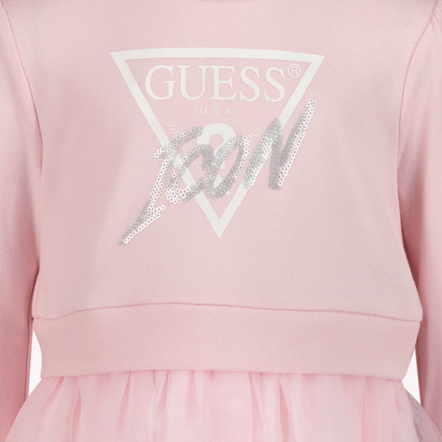 Guess Meisjes Jurk Licht Roze