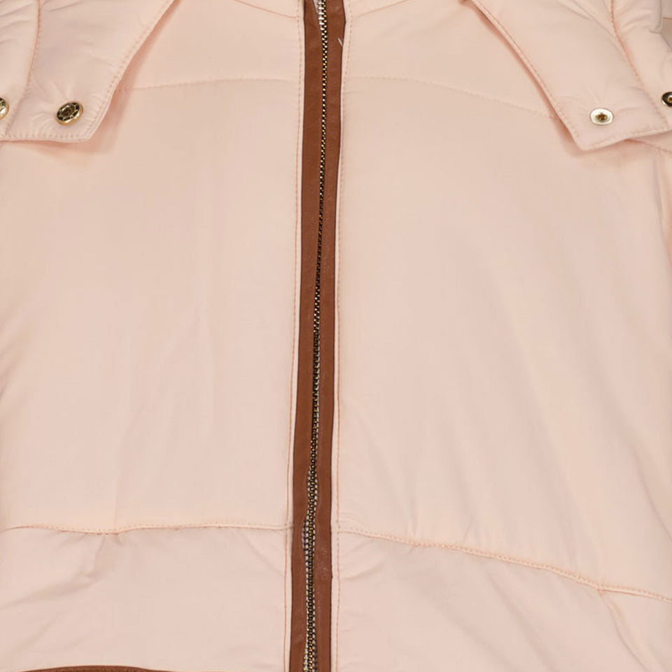 Chloé Girls Winter Jacket Light Pink