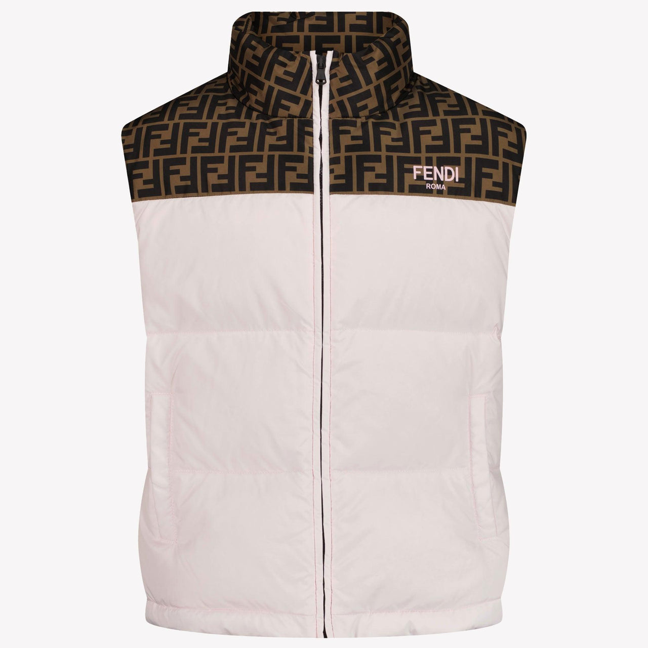 Fendi Kids Girls Bodywarmer  Light Pink