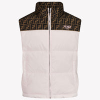 Fendi Kids Girls Bodywarmer  Light Pink