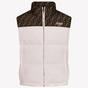 Fendi Kids Girls Bodywarmer  Light Pink