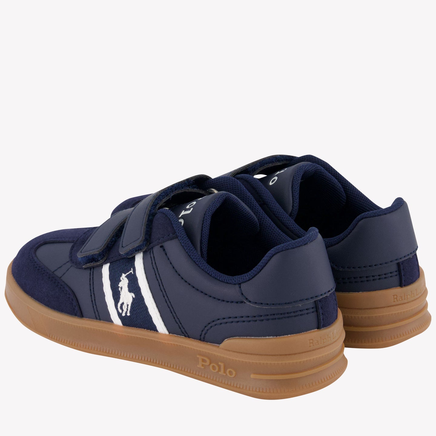 Ralph Lauren Heritage Court Jongens Sneakers Navy