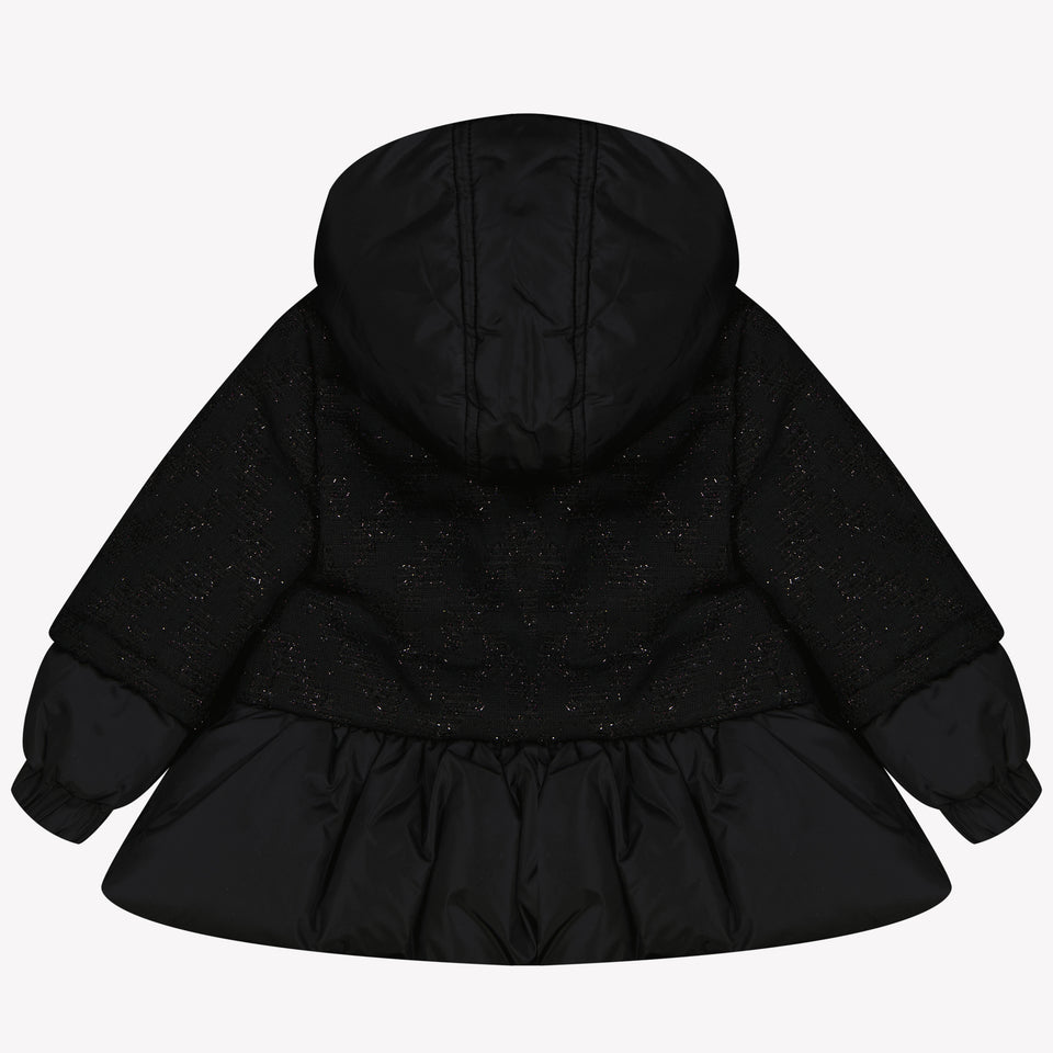 Balmain Baby girls winter coat Black