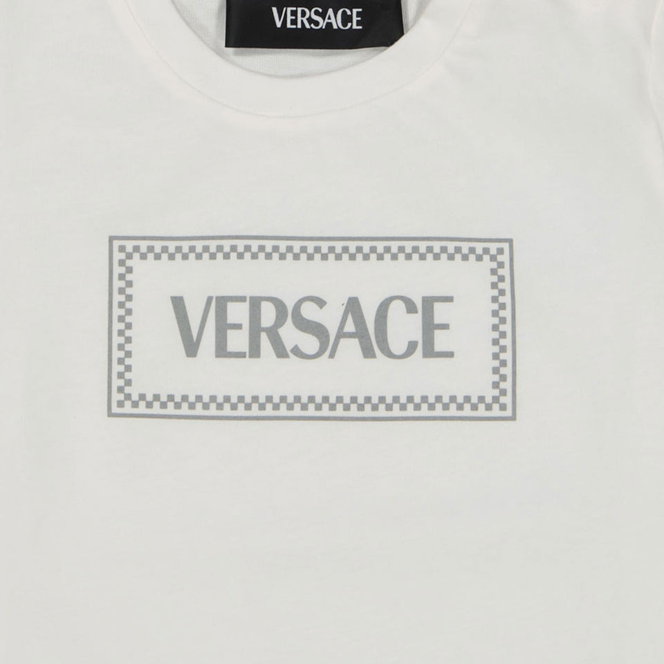 Versace Baby Unisex T-Shirt in White