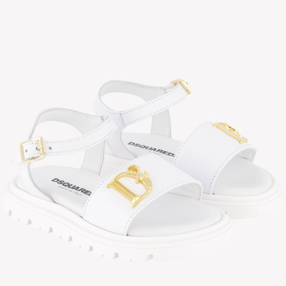 Dsquared2 Girls Sandals In White