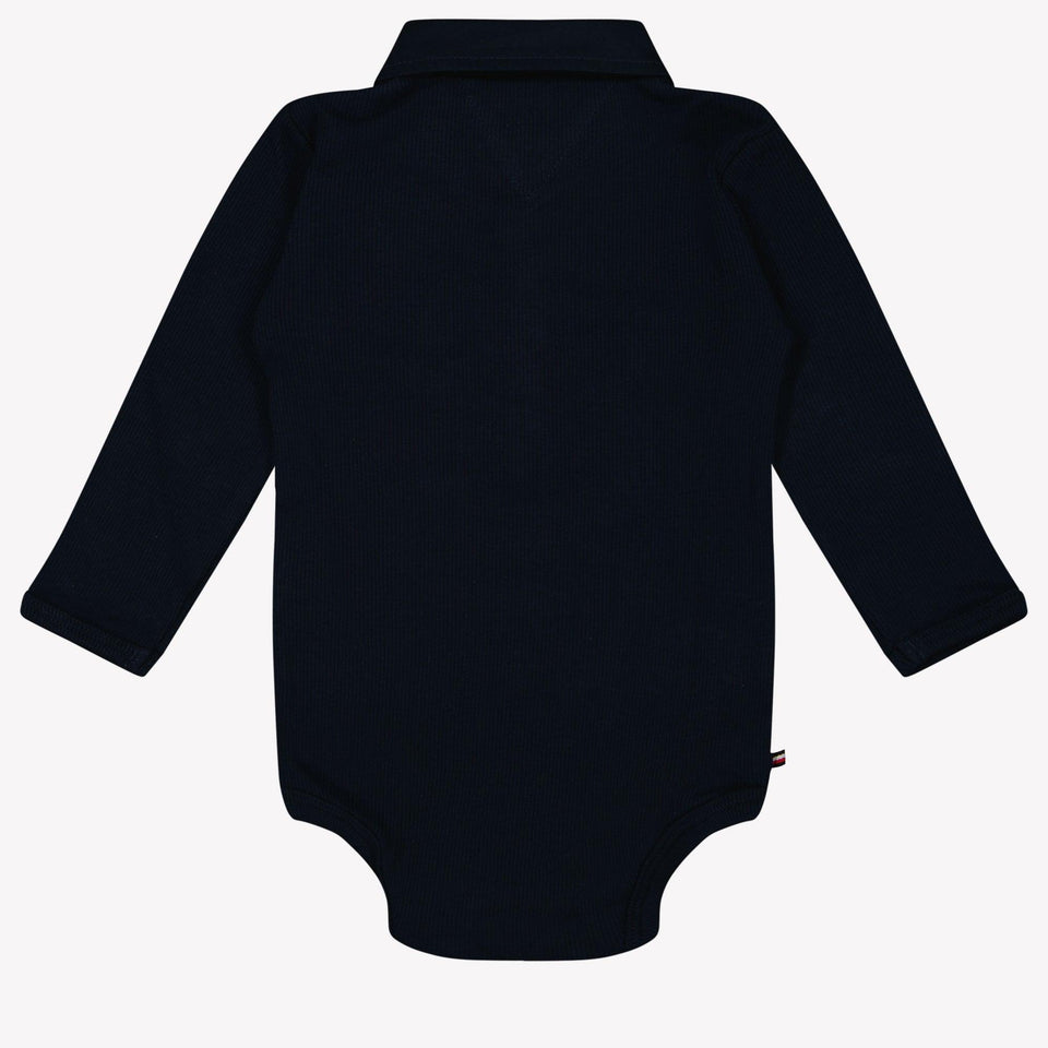 Tommy Hilfiger Baby Unisex Romper Navy