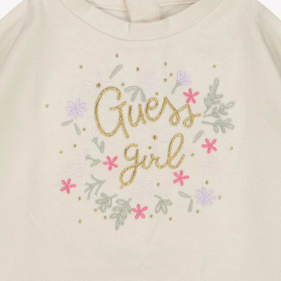 Guess Baby girls sweater OffWhite