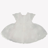 Monnalisa Baby Girls Dress  Offwhite