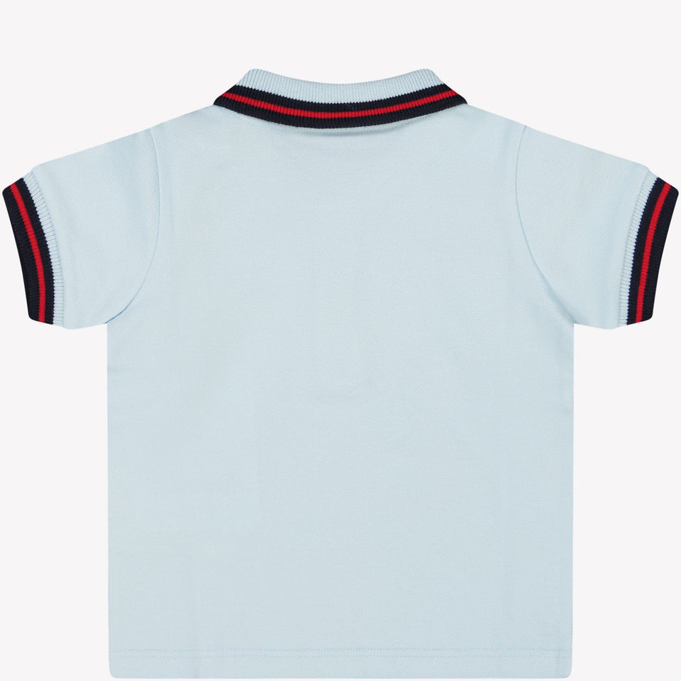 Moncler Baby Jongens Polo Licht Blauw