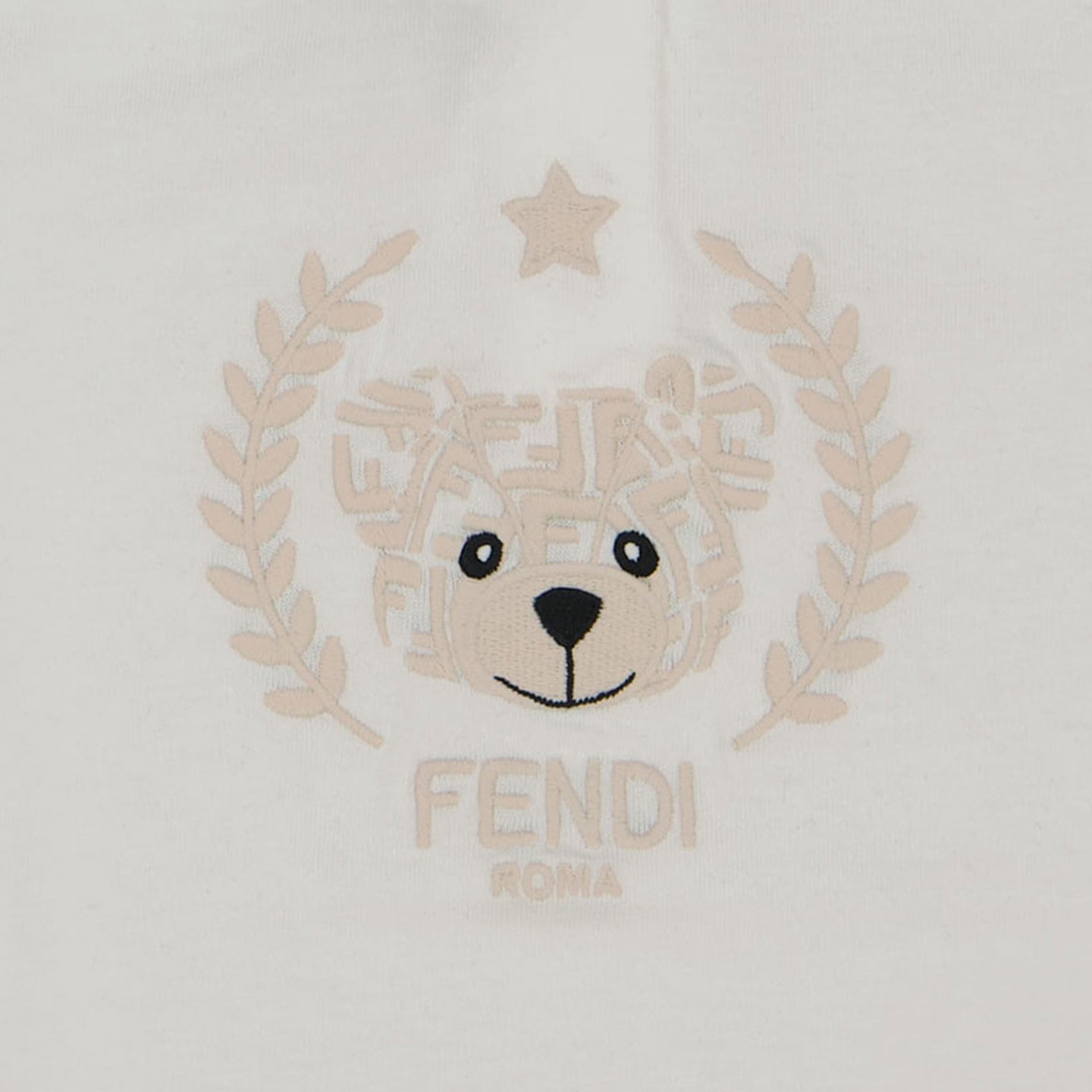 Fendi Baby Unisex T-Shirt in White