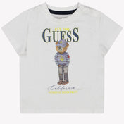 Guess Baby Jongens T-Shirt In Wit