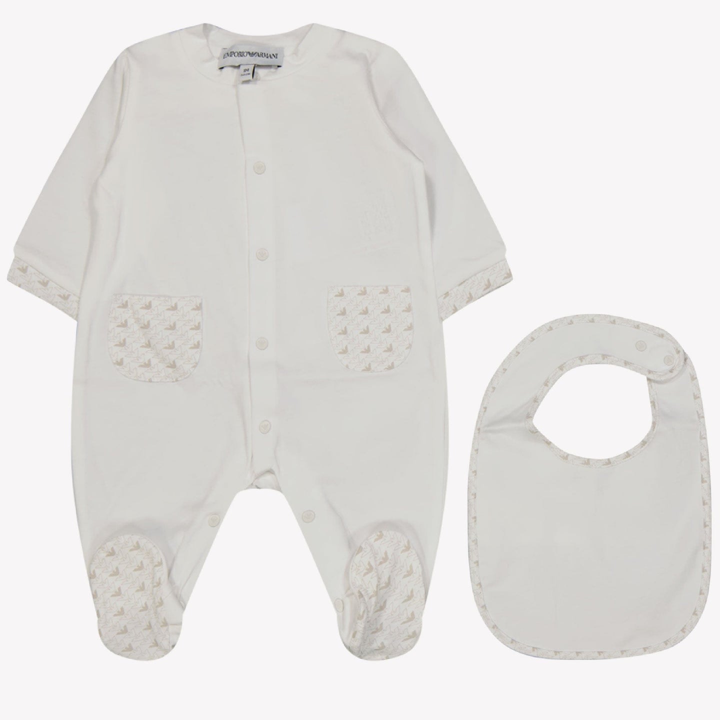 Armani Baby Jongens Boxpakje Beige 1mnd