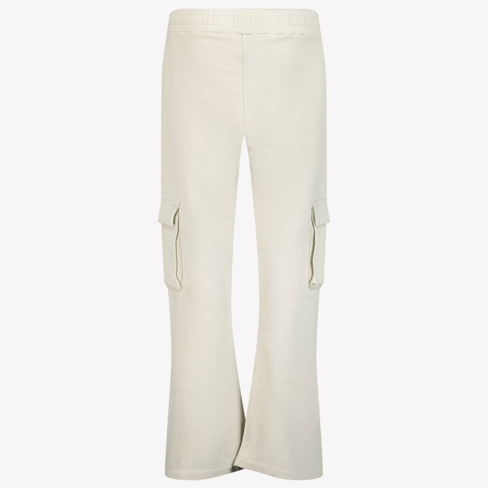 Off-White Kids Girls Trousers Light Gray