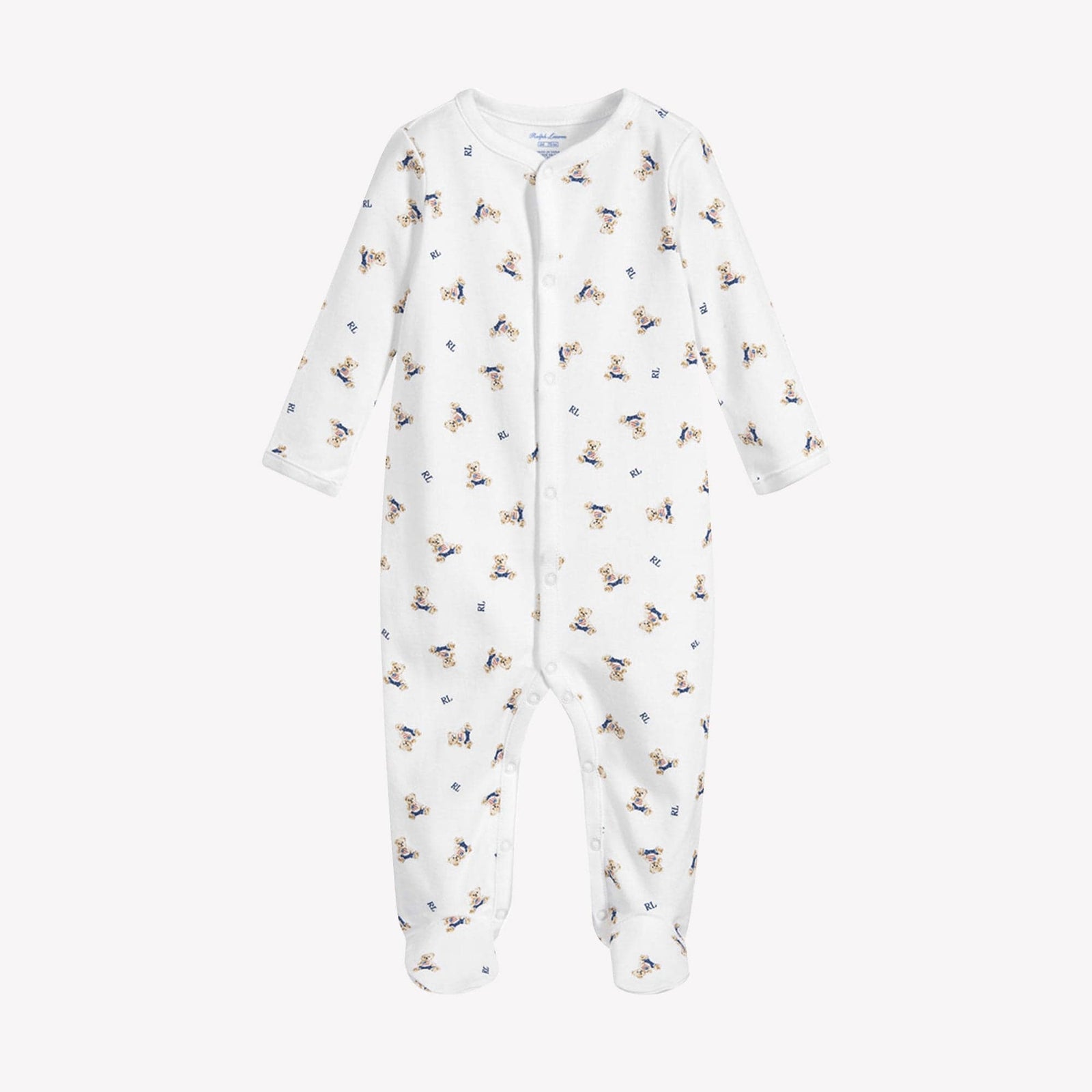 Ralph Lauren Baby Boys Playsuit In White