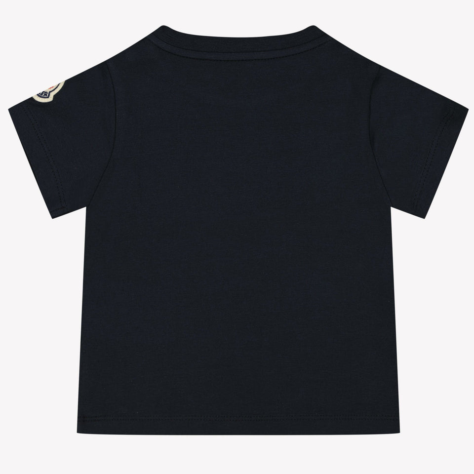 Moncler Baby Jongens T-shirt Navy