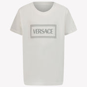 Versace Kids Unisex T-Shirt in White