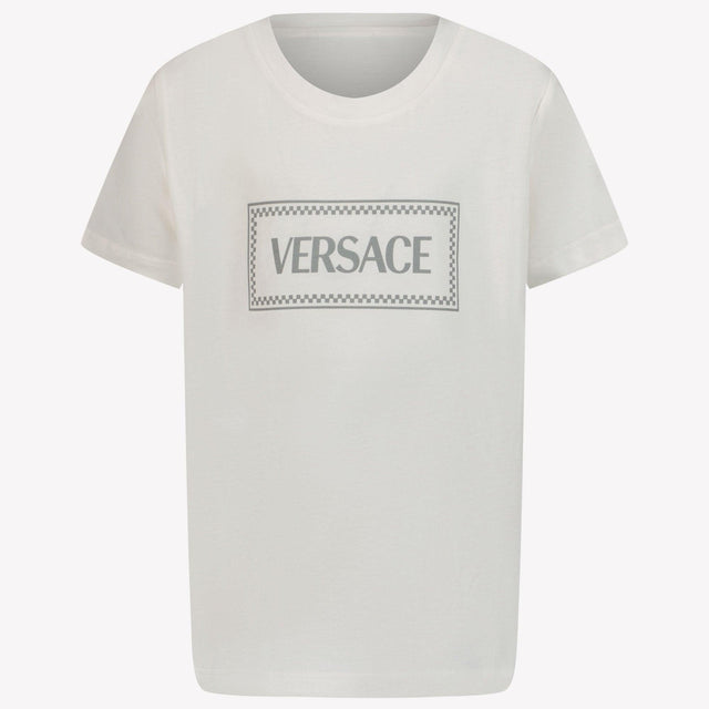 Versace Kids Unisex T-Shirt in White