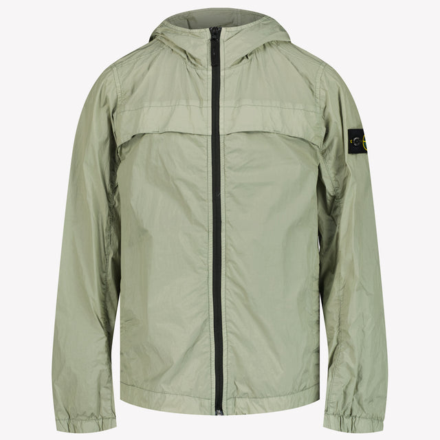 Stone Island Kids Boys Summerjacket in Olive Green