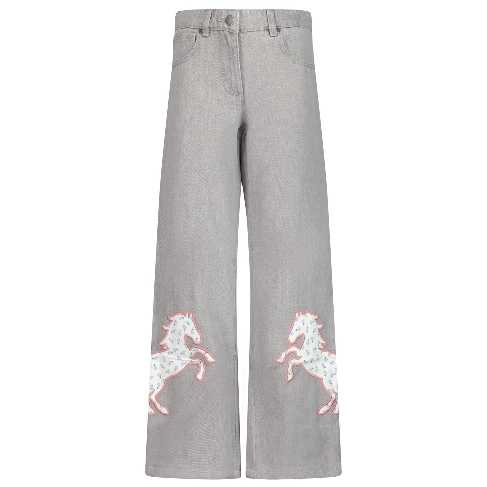 Stella Mccartney Girls Jeans Gray