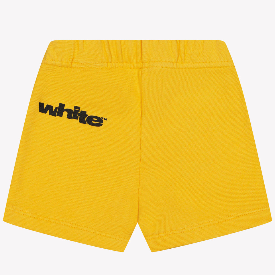 Off-White Baby guys Shorts In Yellow