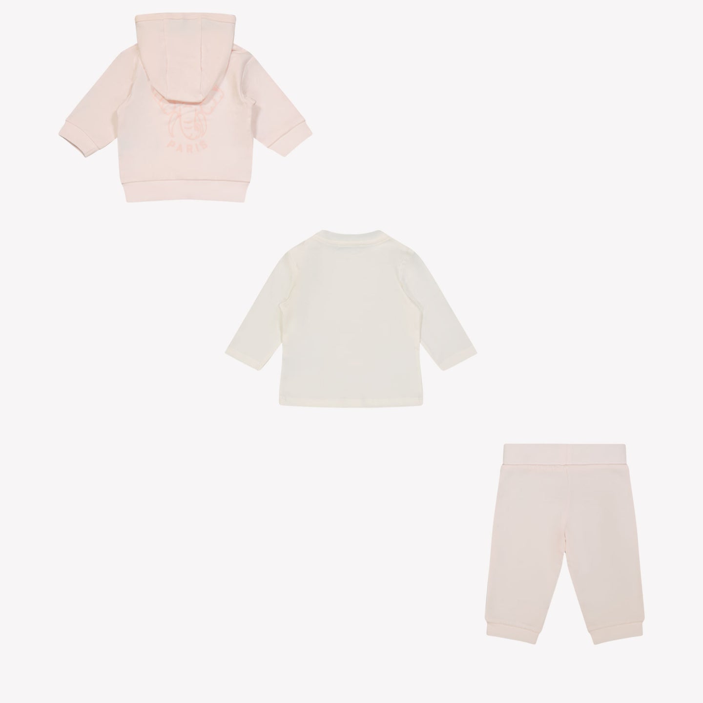 Kenzo Kids Baby unisex jogging suit Light Pink