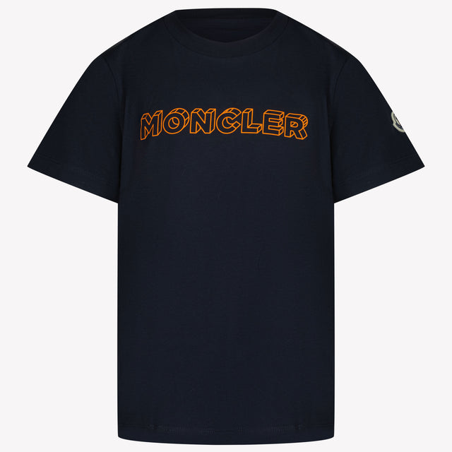 Moncler Jongens T-shirt Navy