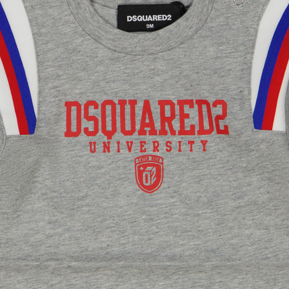 Dsquared2 Baby Jongens T-shirt Grijs