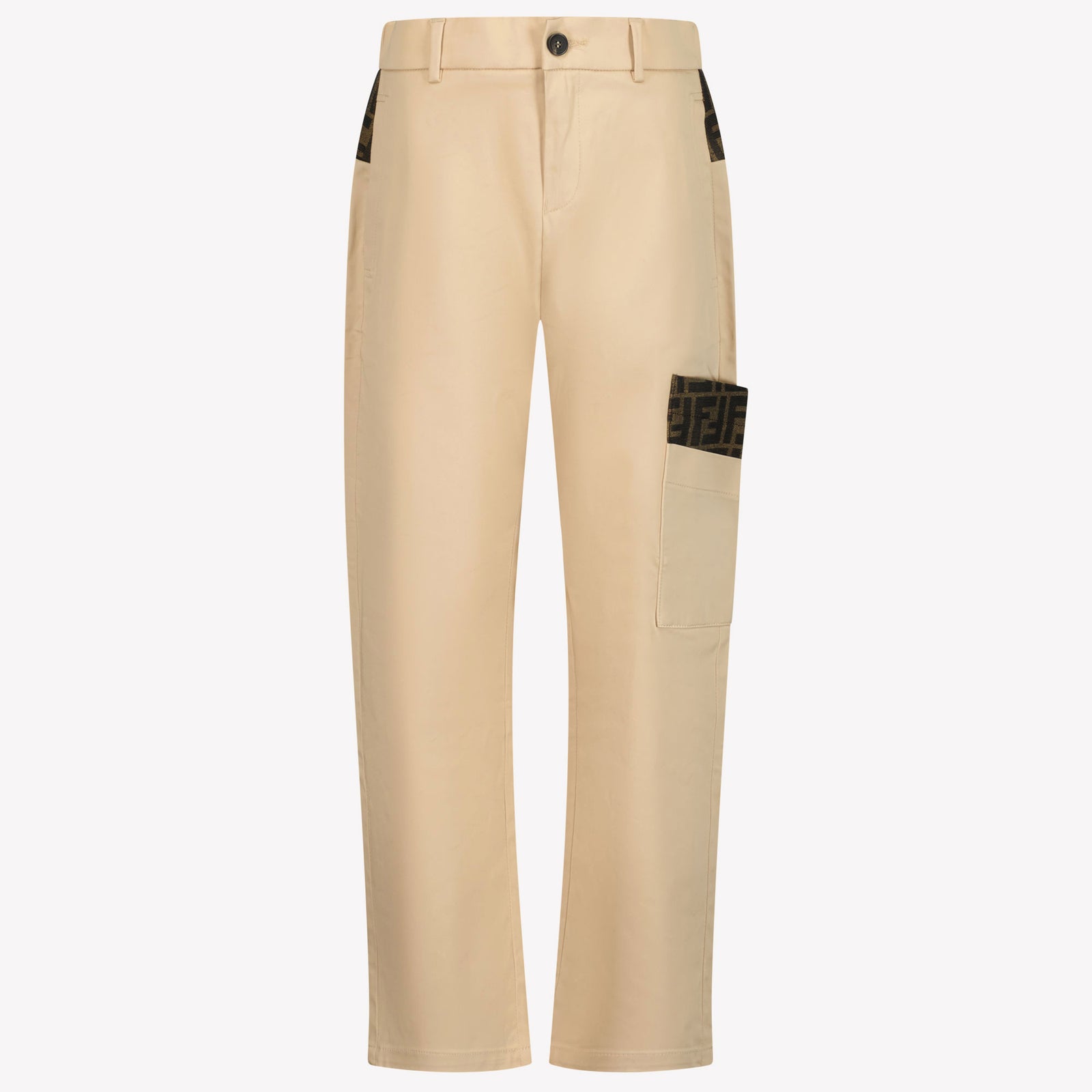 Fendi Kids Boys in Trousers Beige