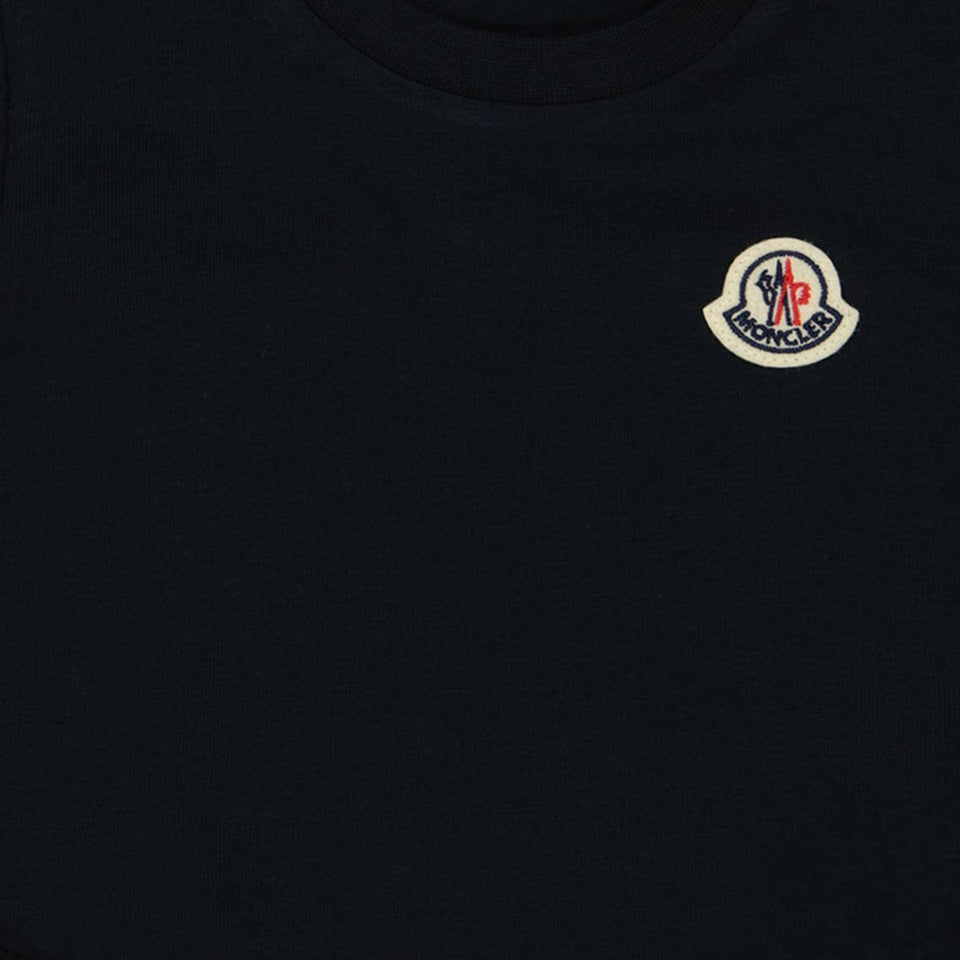 Moncler Baby Girls Dress In Navy