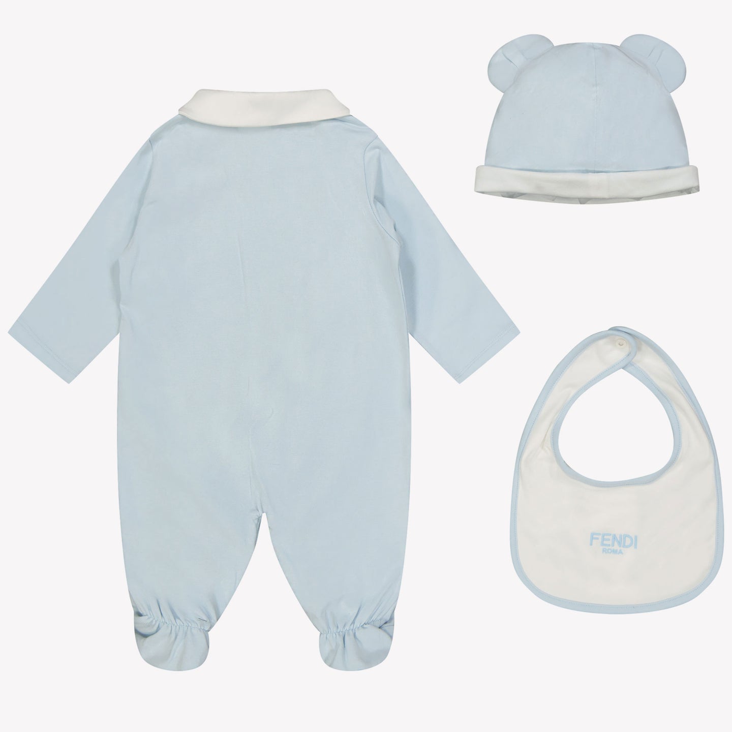 Fendi Baby unisex box suit Light Blue