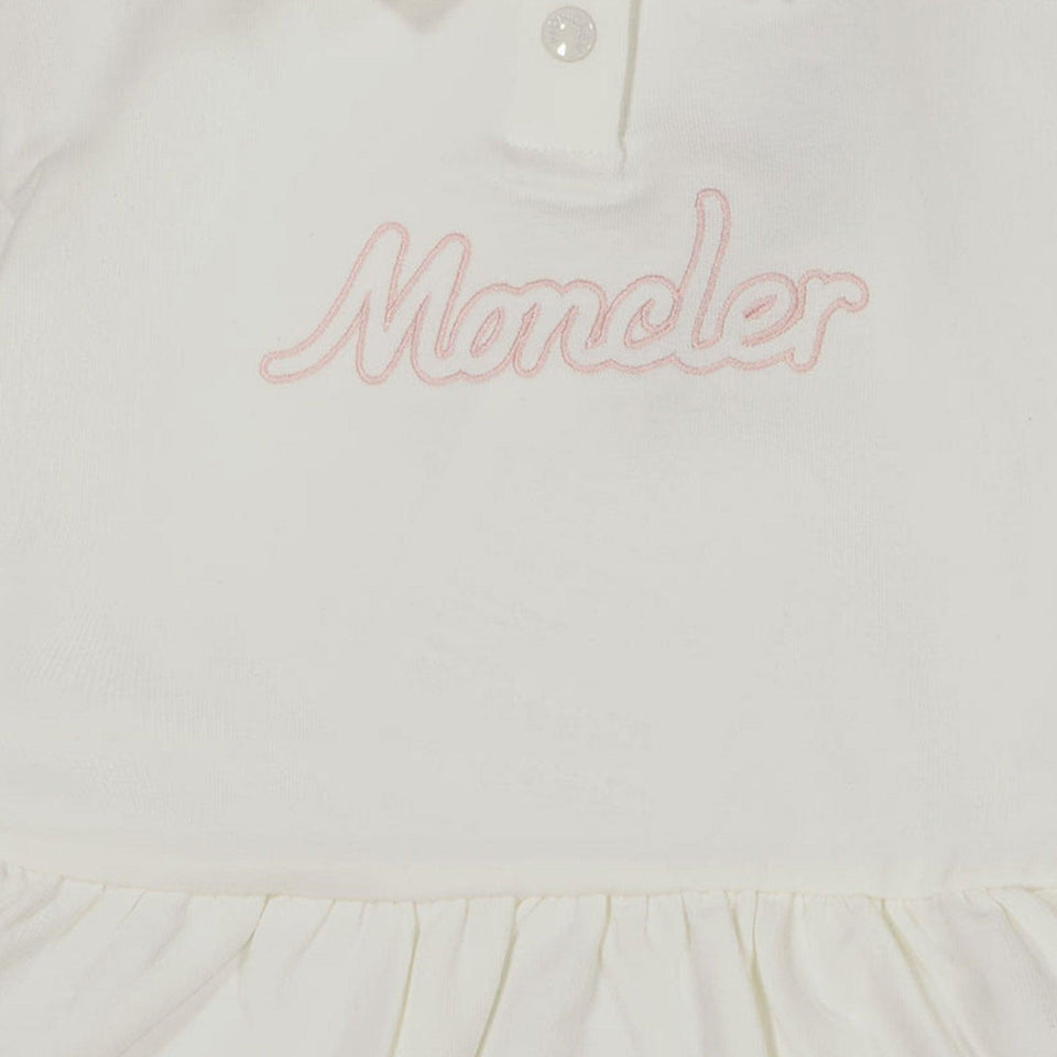 Moncler Baby Girls Dress In White