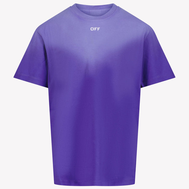 Off-White Kids Girls T-Shirt Purple