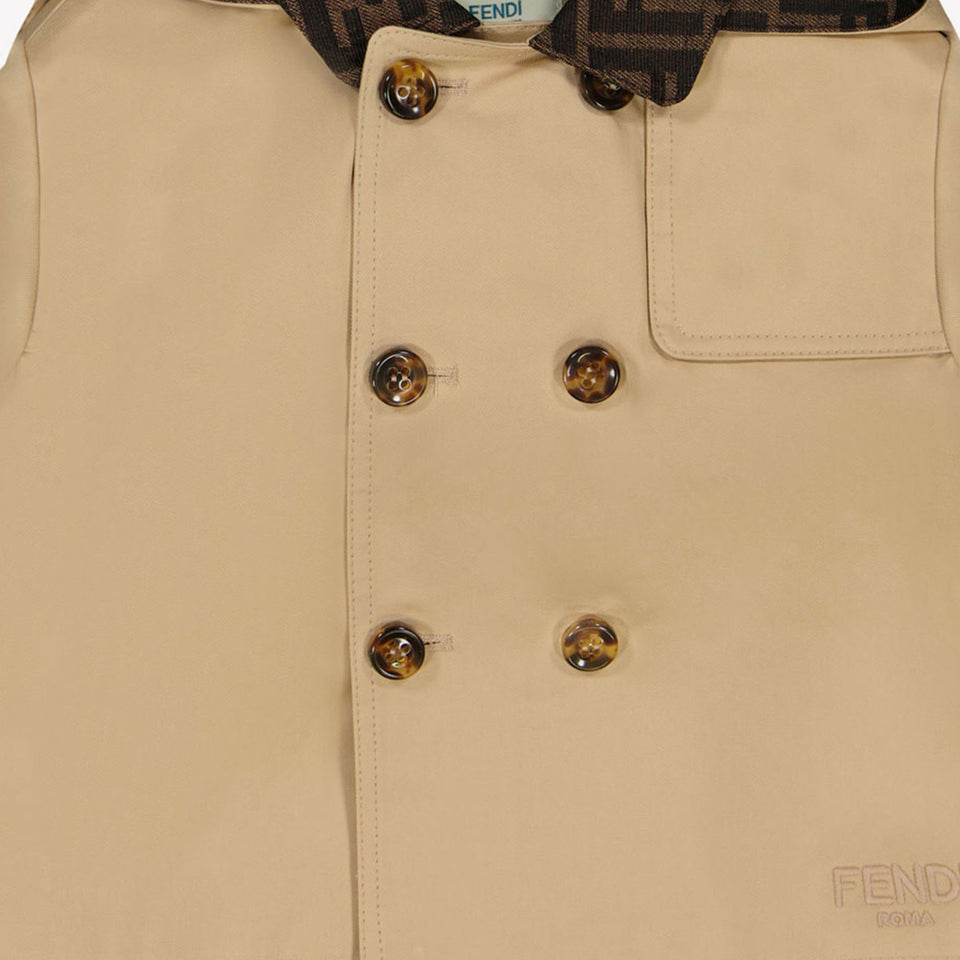 Fendi Baby girls intermediate jacket Beige