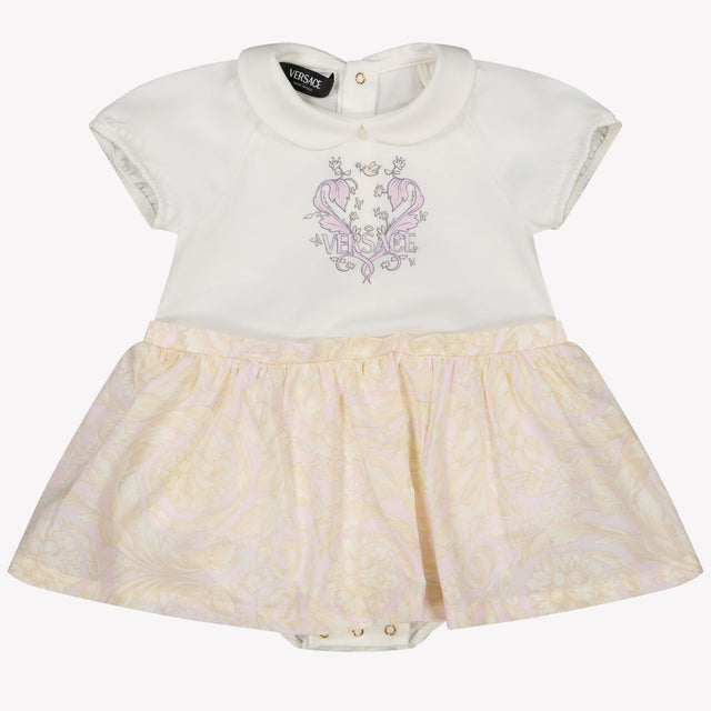 Versace Baby Meisjes Jurk In Licht Roze