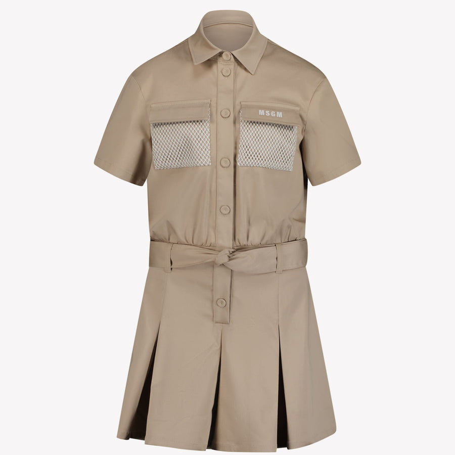 MSGM Kinder Jumpsuits Beige