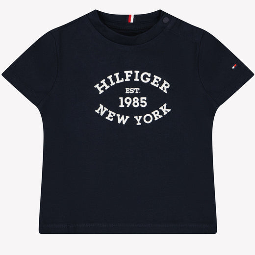 Tommy Hilfiger Baby Jongens T-shirt Navy 74