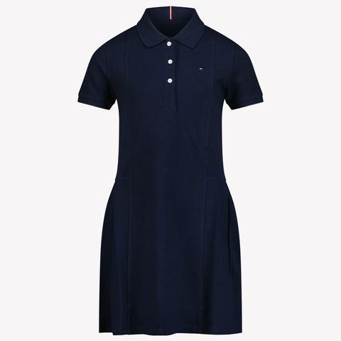 Tommy Hilfiger Kinder Meisjes Jurk Navy