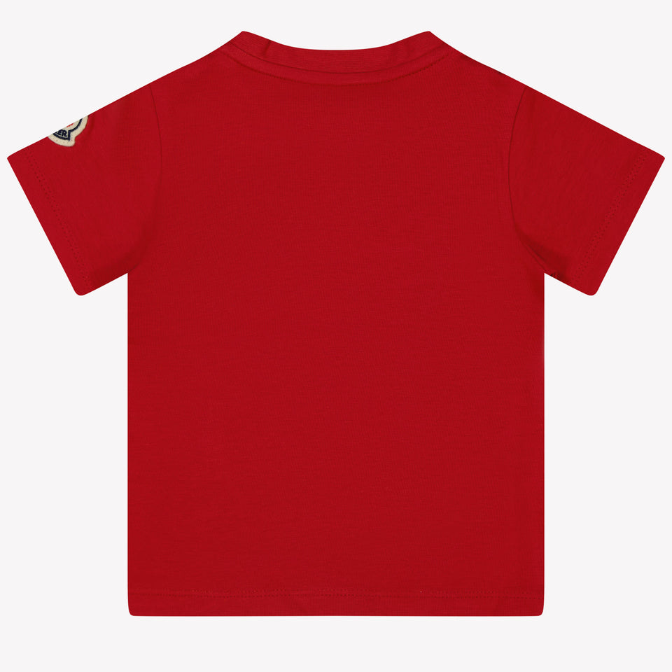 Moncler Baby Boys T-Shirt Red