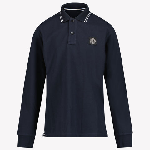 Stone Island Boys Polo Navy