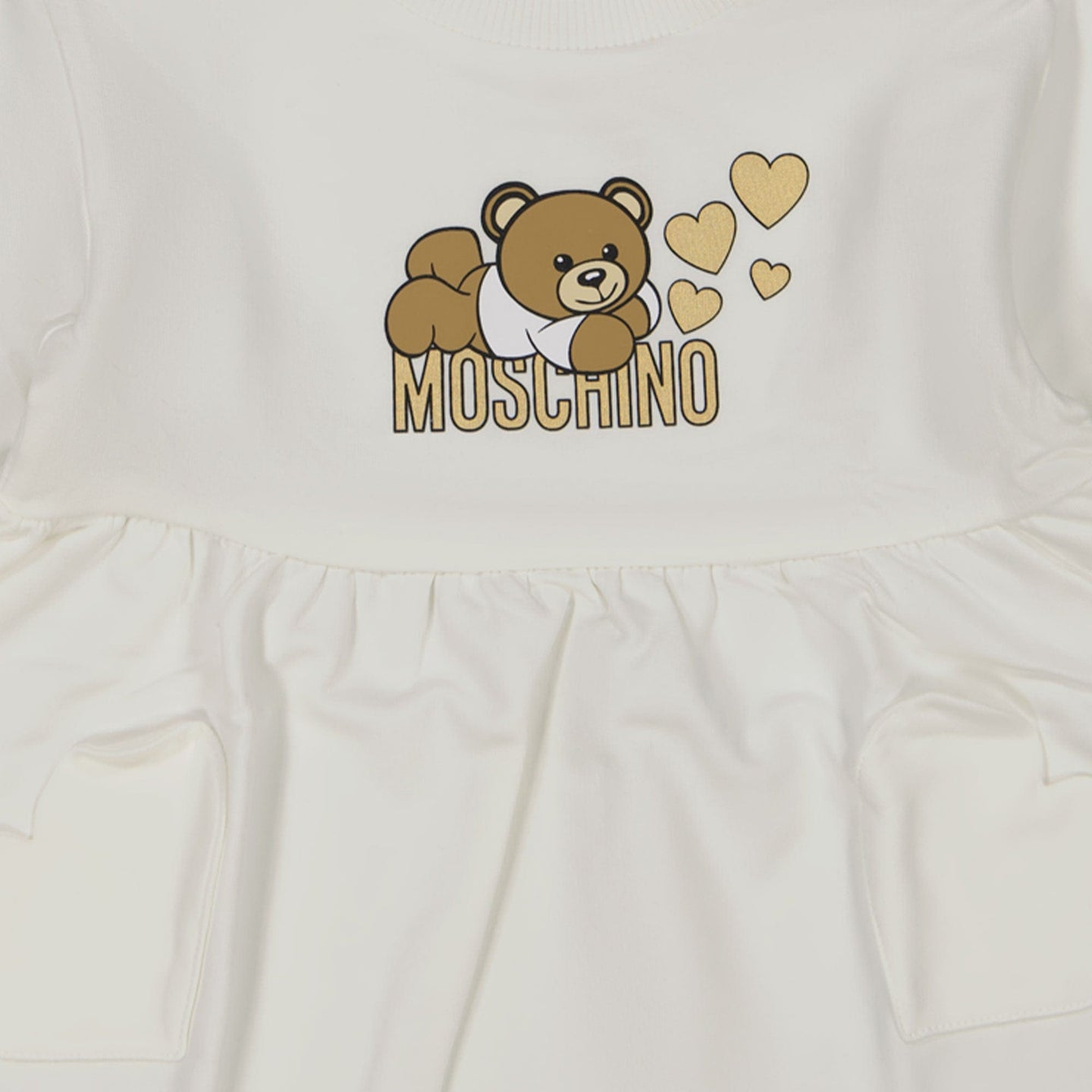 Moschino Baby Meisjes Jurk Off White 3/6