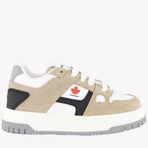 Dsquared2 Girls Sneakers in Beige