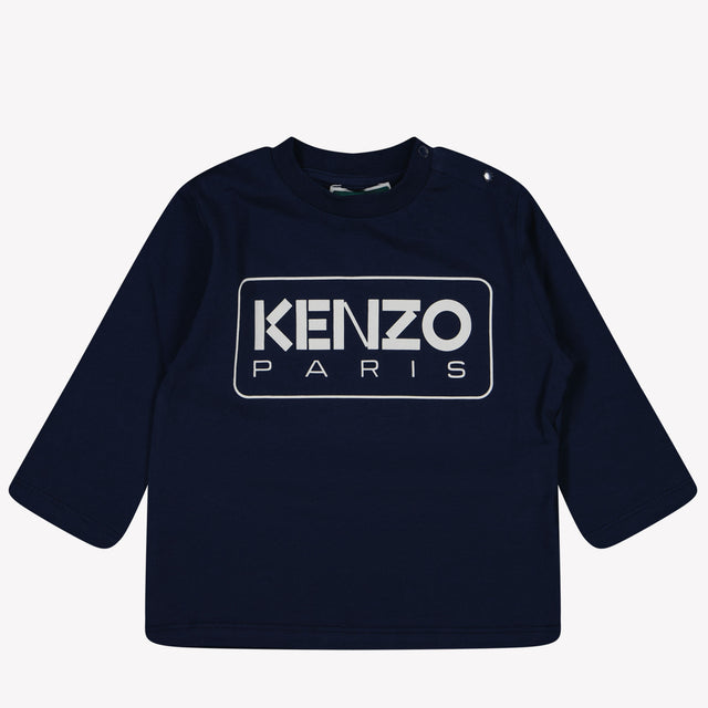 Kenzo Kids Baby Jongens T-shirt Navy