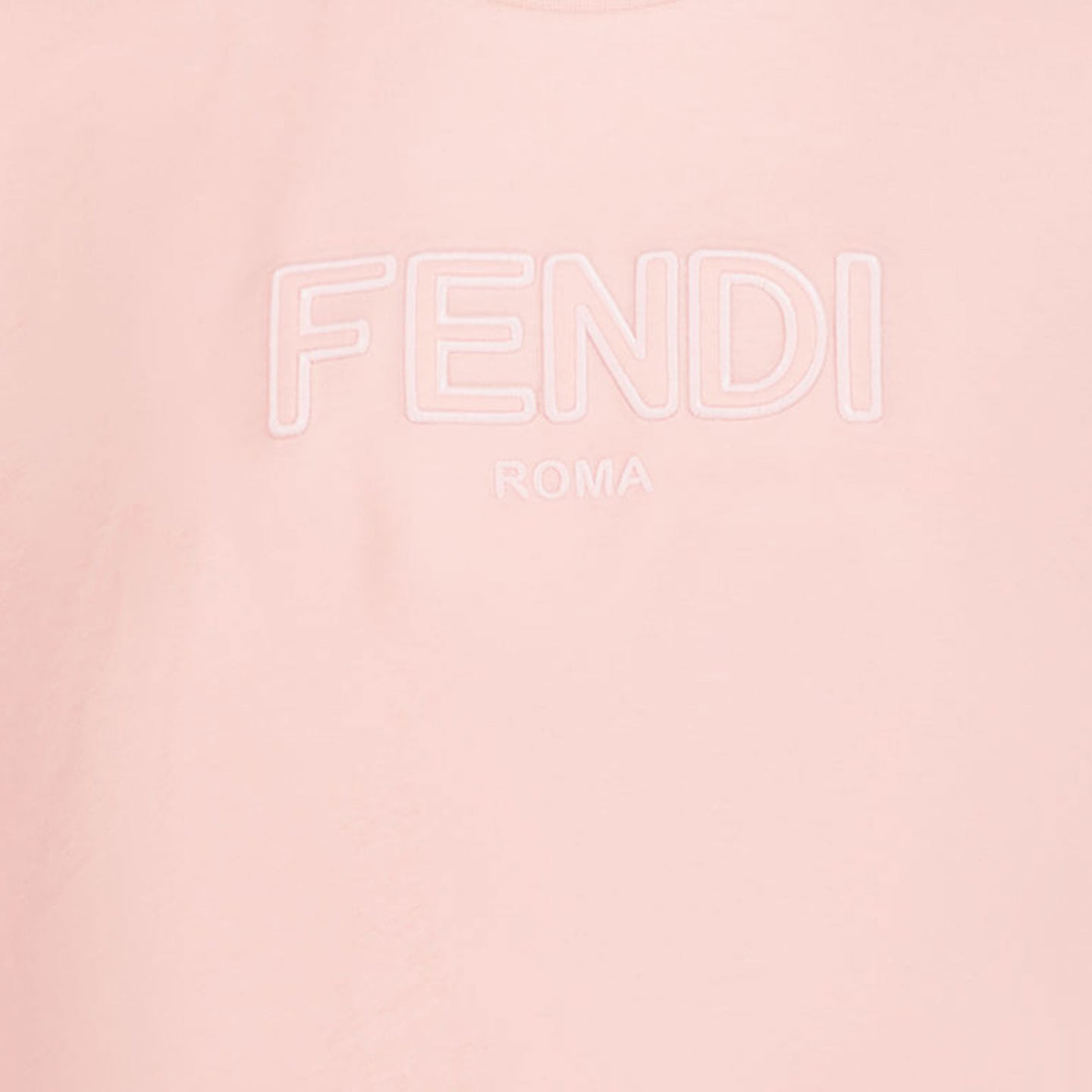 Fendi Kinder Unisex T-Shirt In Licht Roze